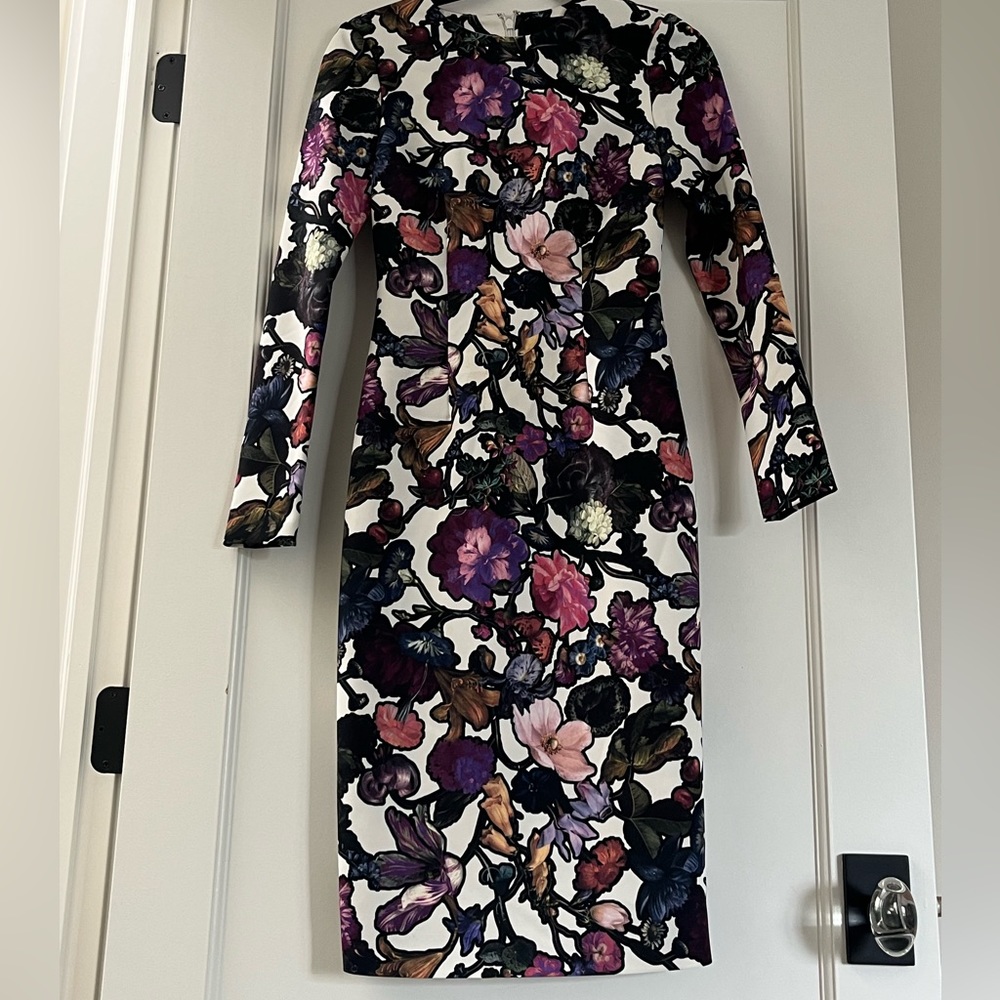 Cynthia Rowley floral print midi dress